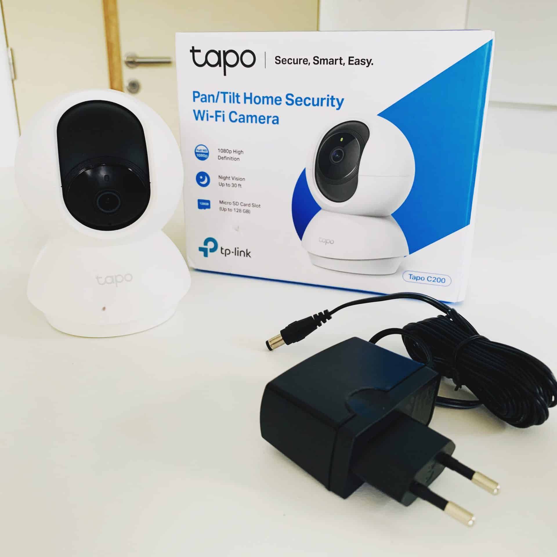 Tapo Caméra Surveillance WiFi intérieure 1080P C200, détection de