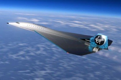 Virgin galactic avion supersonique