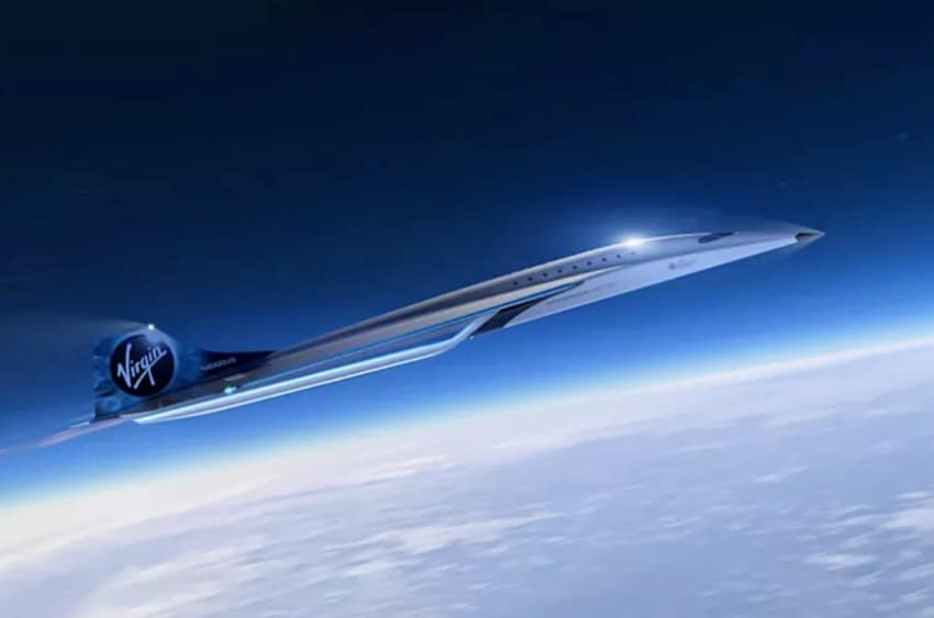 Virgin galactic projet avion supersonique