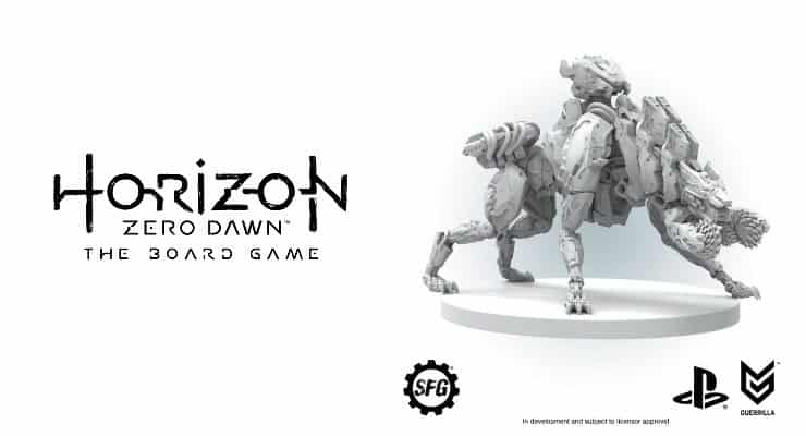 Horizon Zero Dawn The Board Game sortie jeu de société