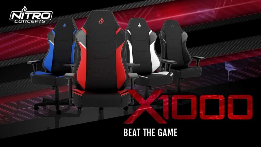 Le visuels officiel des chaises Nitro Concepts X1000