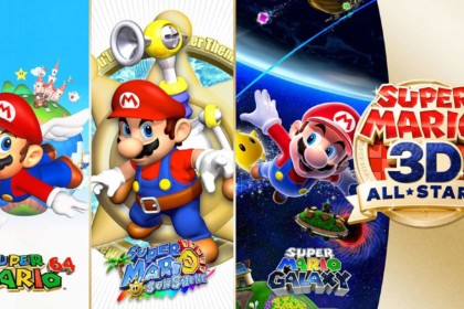 Le visuel officiel de Super Mario 3D All Stars