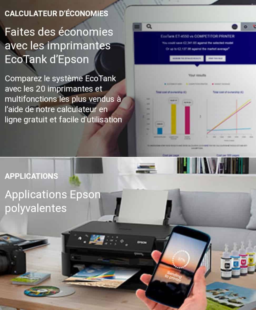 Imprimante EPSON EcoTank -fourniture scolaire en ligne