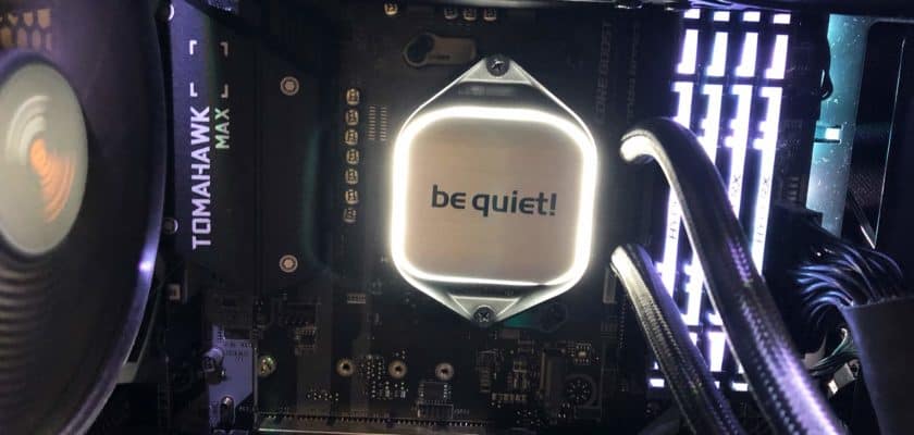 Le be quiet! Pure Loop installé dans un PC