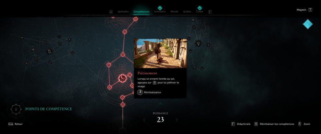 L'arbre de compétences de Assassin's Creed Valhalla