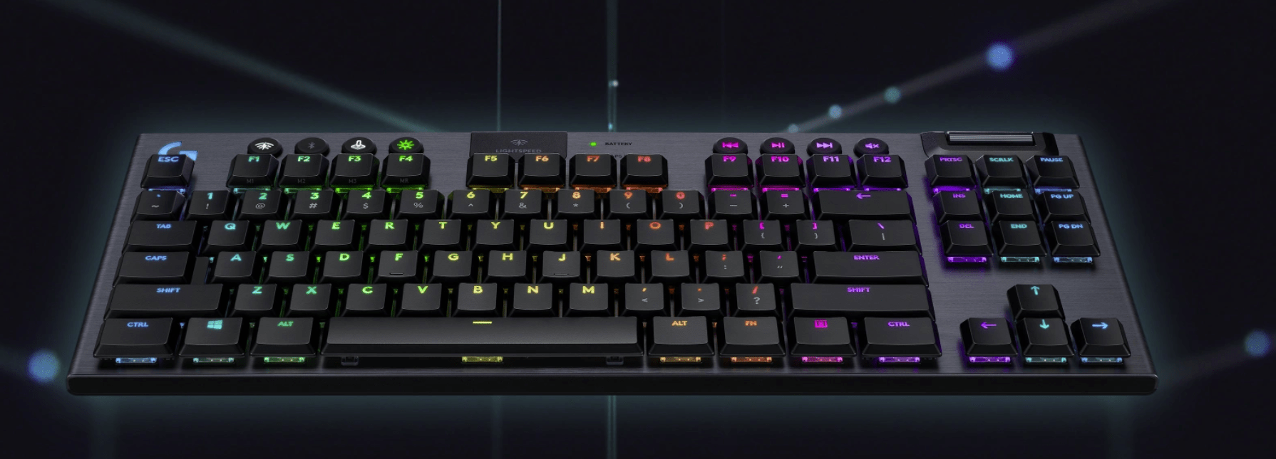 Clavier gamer sans fil pro x lightspeed tkl tactile noir Logitech