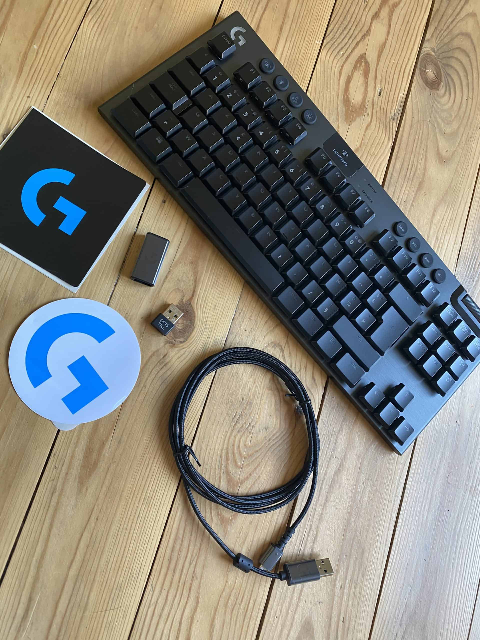 Logitech G915 TKL - Test du clavier mécanique sans fil