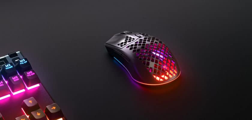 Le visuel officiel de la SteelSeries Aerox 3 Wireless