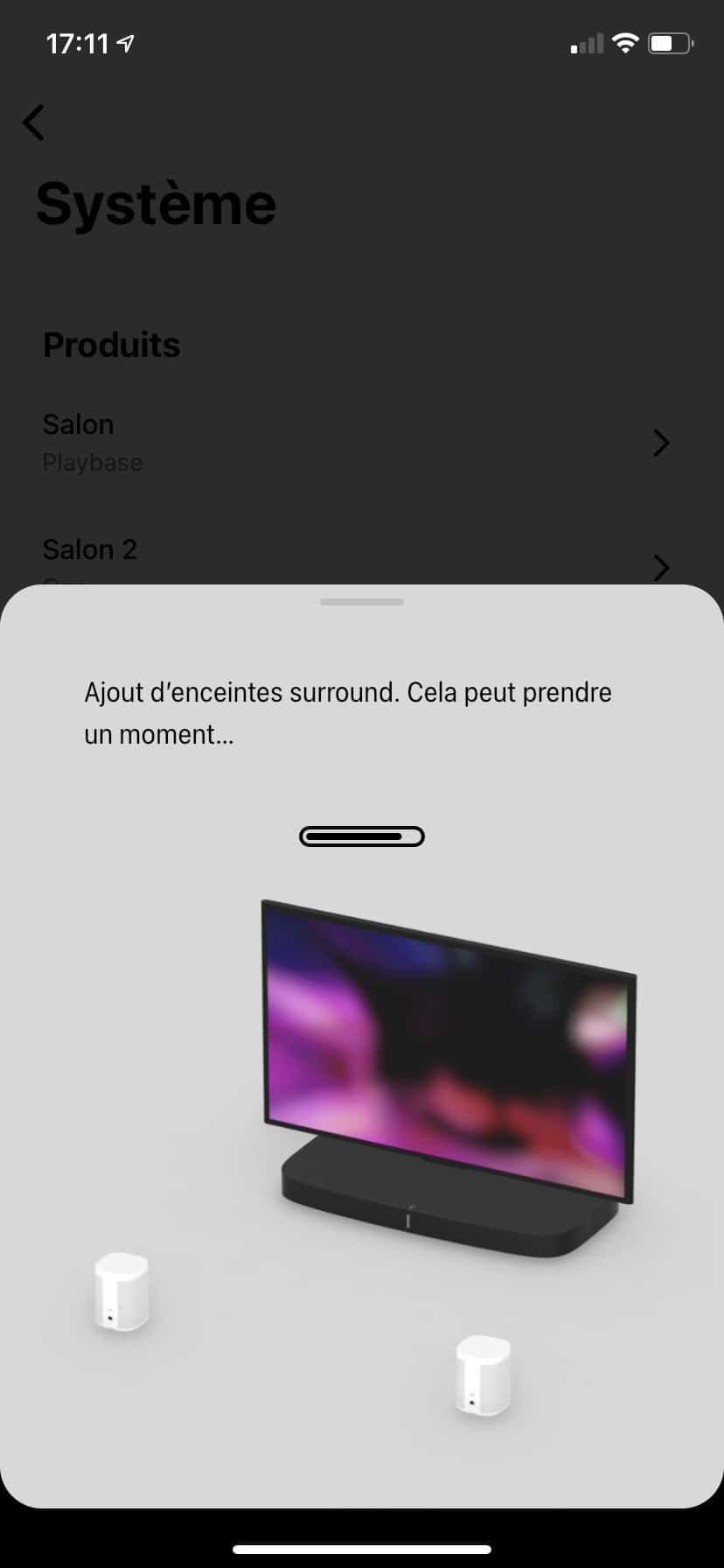 Lorsque vous ajoutez les Sonos One à votre barre principale le mot surround prend tout son sens