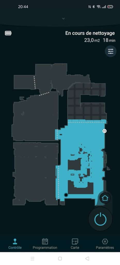 Conga 6090 - Le système cartographie votre intérieur avec précision