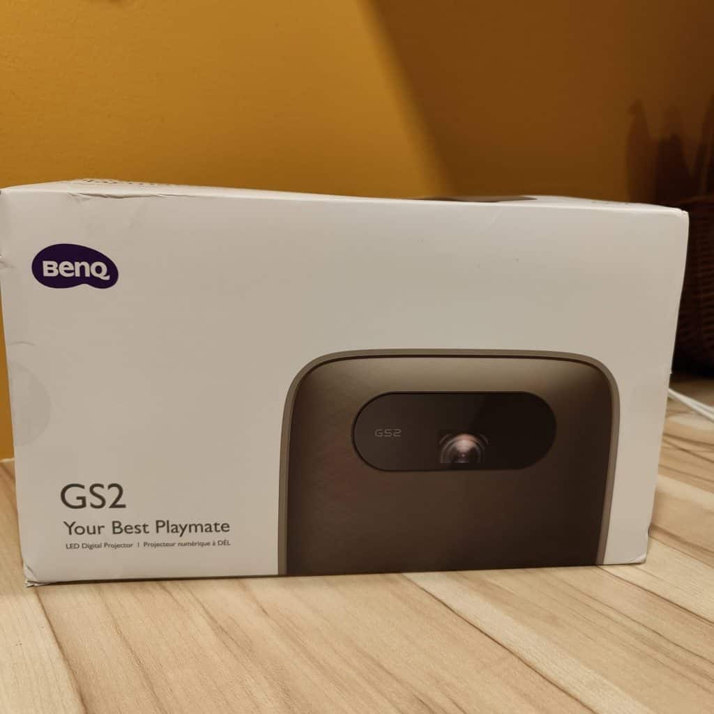 Le packaging classique du BenQ GS2