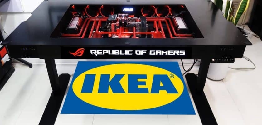 Mobilier gaming Ikea Asus avis