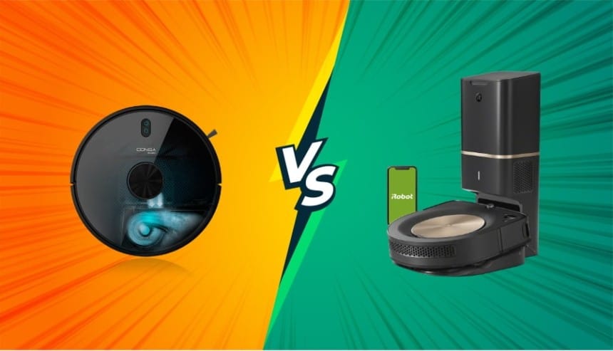 Conga 6090 vs Roomba S9+