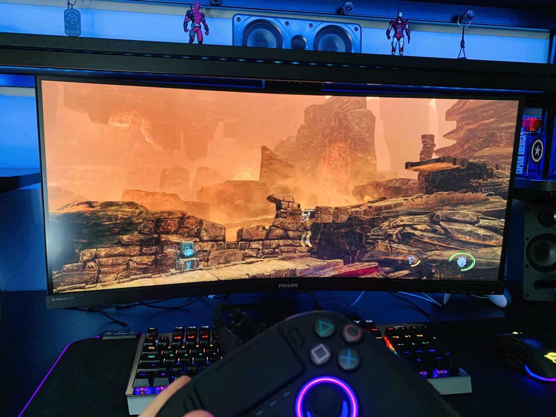 La prise en charge des écrans larges est un plus qui fait plaisir dans Oddworld Soulstorm