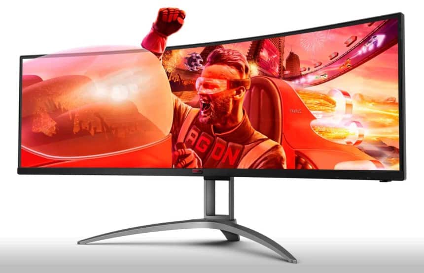 Le visuel officiel du AOC AGON AG493UCX