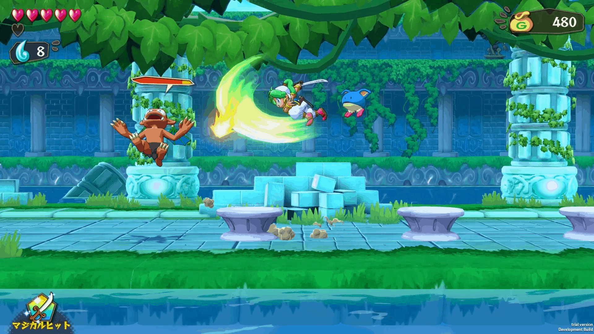 Wonder Boy Asha in monster World