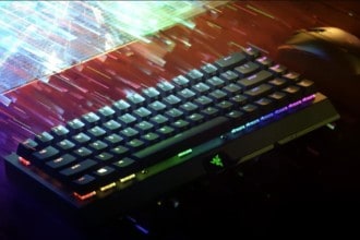 Le visuel officiel du Razer BlackWidow V3 Mini Hyperspeed