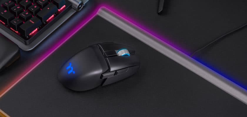Le visuel officiel de la souris Thermaltake Argent M5 Wireless