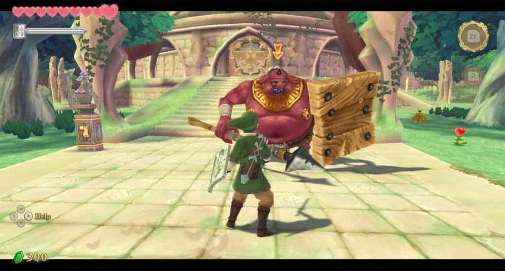 Des images du gameplay de Skayward Sword HD