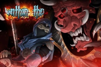 within the blade