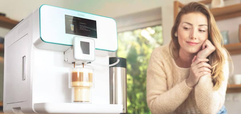 Le visuel officiel de la Power Matic-ccino 9000 Serie Bianca