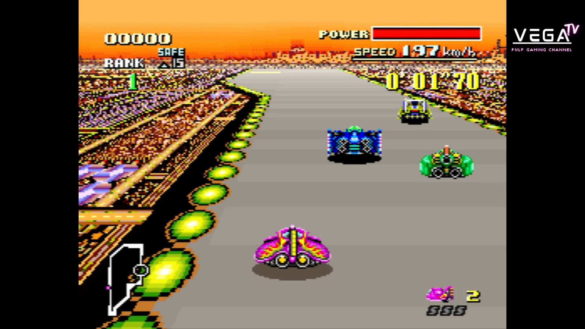 F-Zero ligne de départ