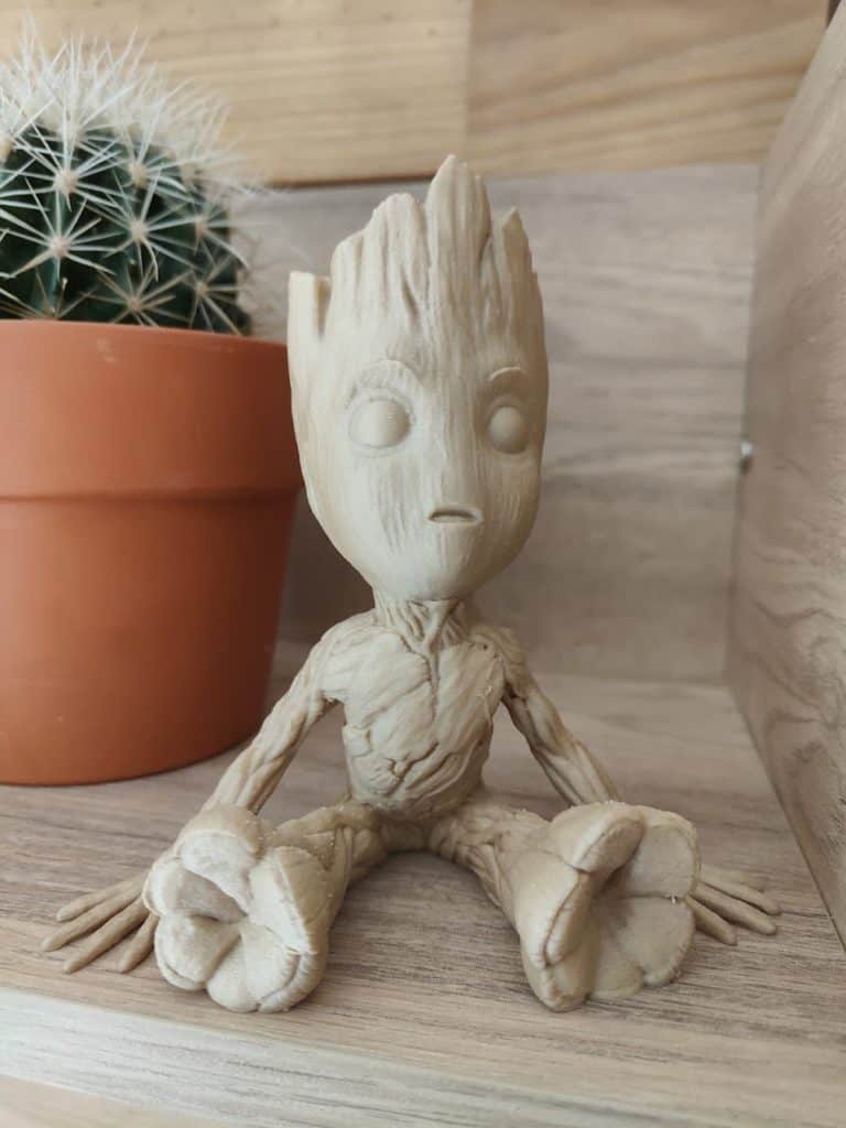 Imprimante 3D Anycubic Vyper - Fier de mon Groot en résine imitation bois !
