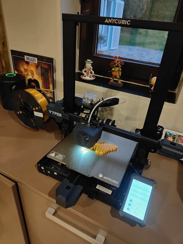Imprimante 3D Anycubic Vyper - une fois tout assemblée on peut commencer à imprimer