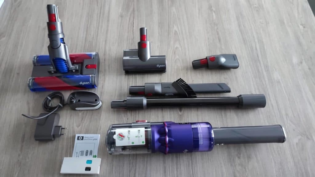 Contenu du pack du Dyson Omni Glide