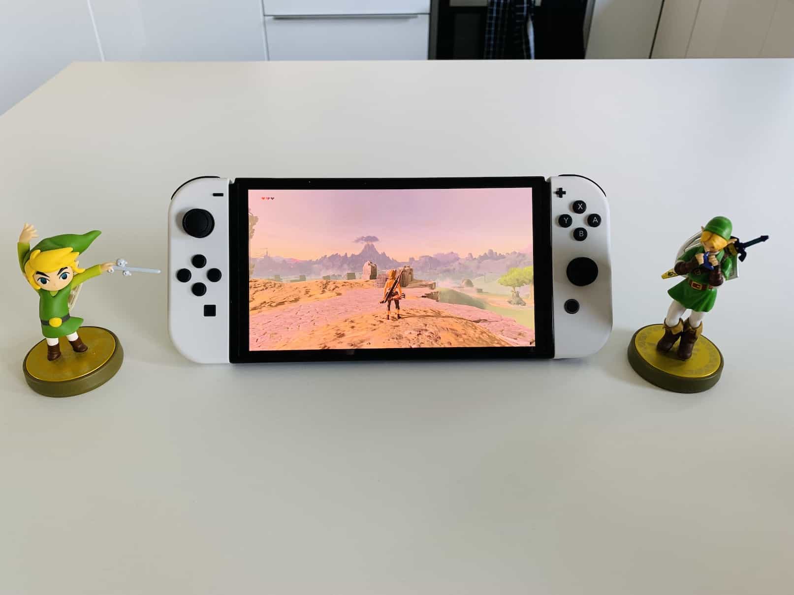 Le jeu en mode portable sur la Nintendo Switch OLED est possible malgré tout