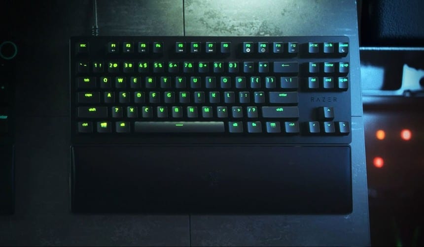 Le visuel officiel du Razer Huntsman V2 TKL