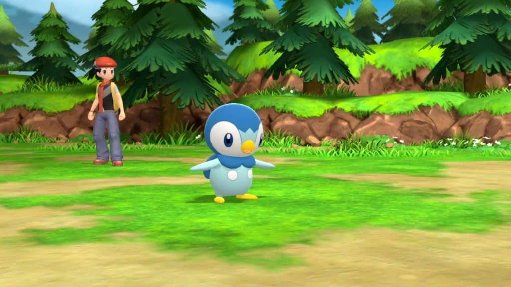 Des images du gameplay de Pokémon Diamant Étincelant et Perle Scintillante
