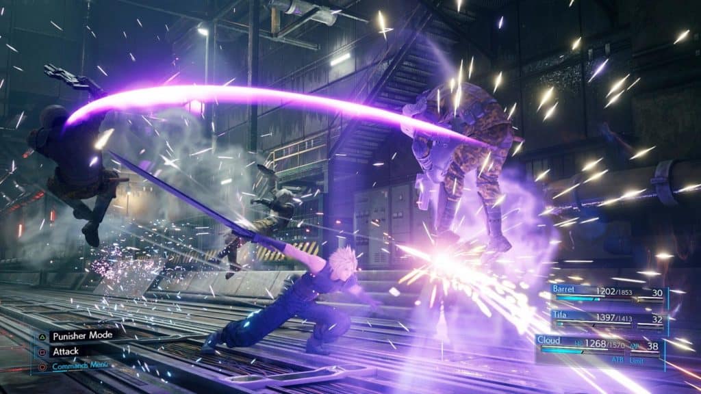 Des images du gameplay de Final Fantasy VII Remake Intergrade