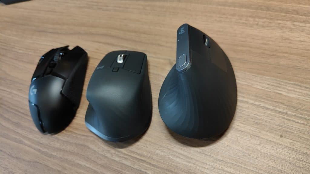 Ma collection de souris Logitech