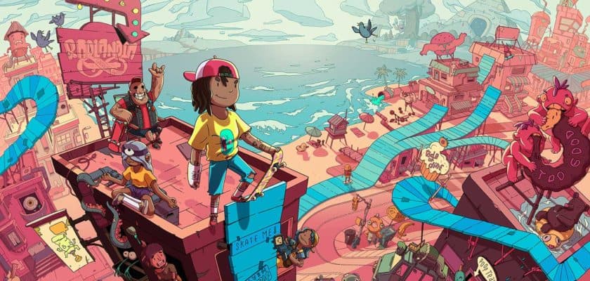 Le visuel officiel de OlliOlli World