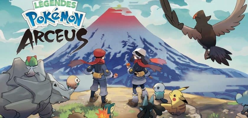 Le visuel officiel de Légendes Pokémon Arceus