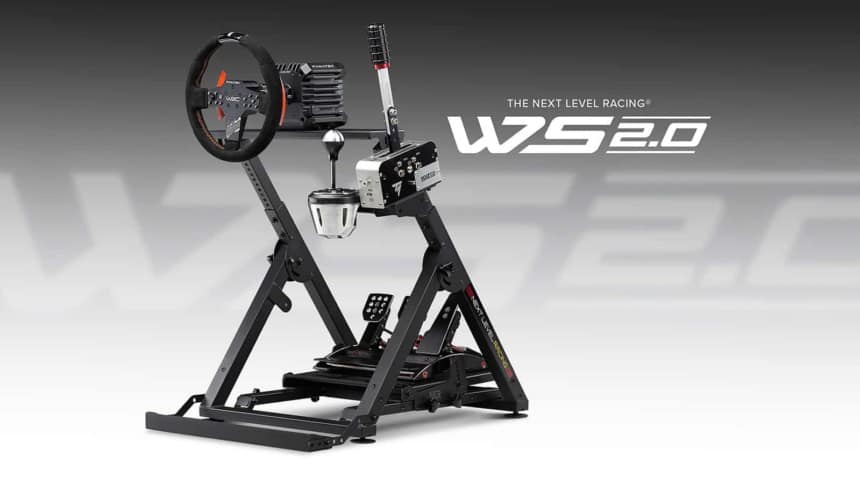 Le visuel officiel du Next Level Racing Wheel Stand 2.0