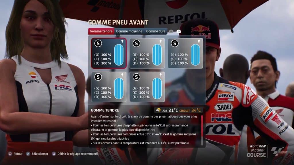 motogp 22 réglages pneus