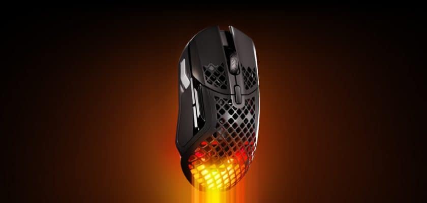 Le visuel officiel de la SteelSeries Aerox 5 Wireless