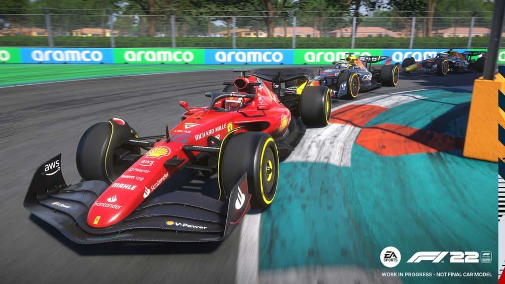 Des images du gameplay de F1 22
