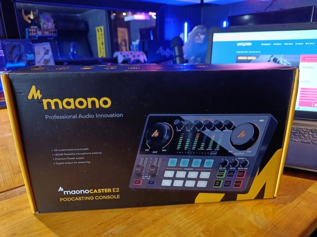 maonocaster e2 boite