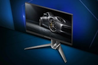 Le visuel officiel du Porsche Design AOC AGON PRO PD27S