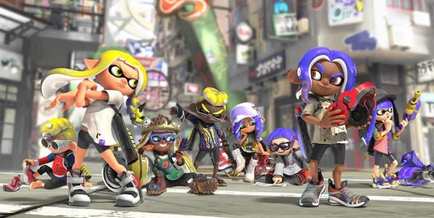 Le visuel officiel de Splatoon 3