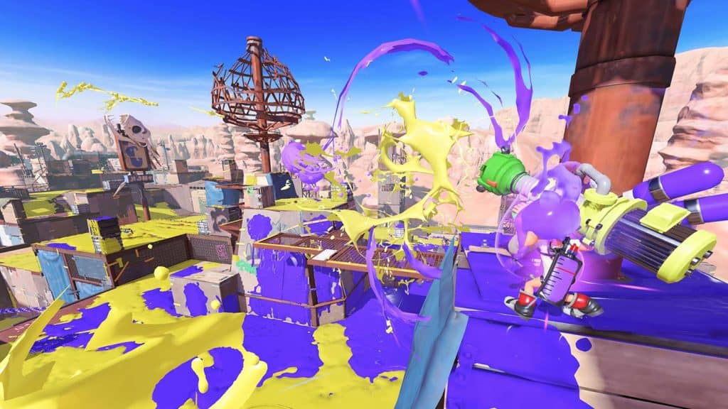 Des images du gameplay de Splatoon 3