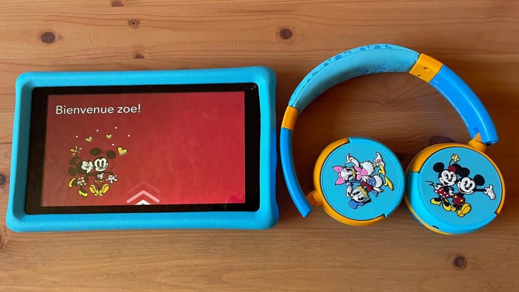 La tablette Disney Pebble Gear et son casque