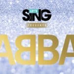 let's sing presents abba paillettes et logo