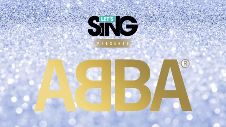 let's sing presents abba paillettes et logo