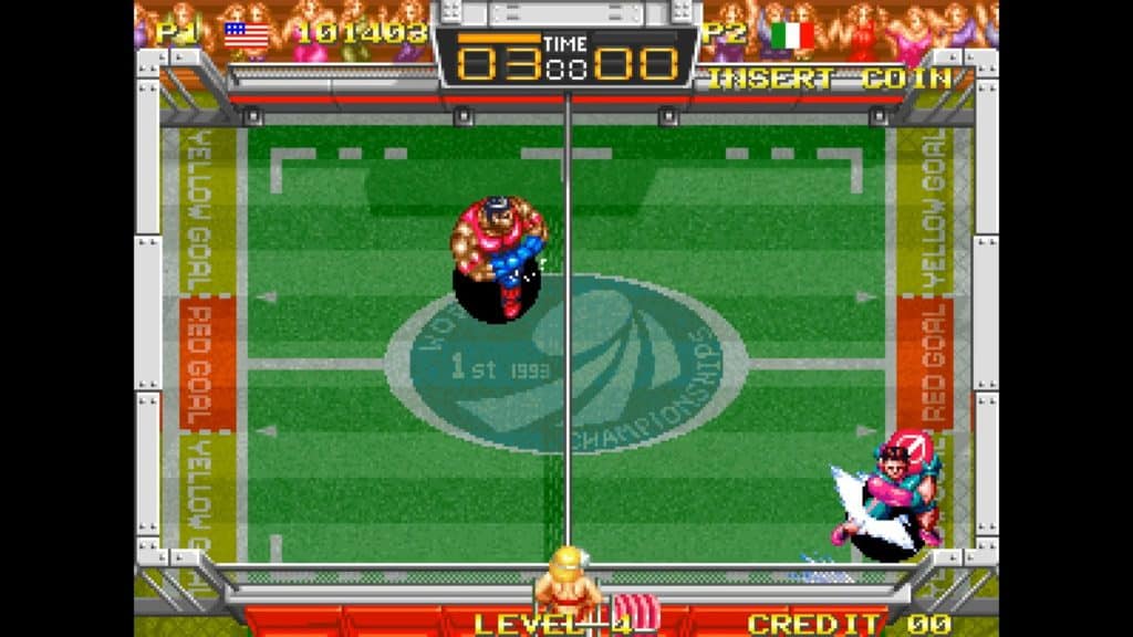 Windjammers gameplay sur Neo Geo