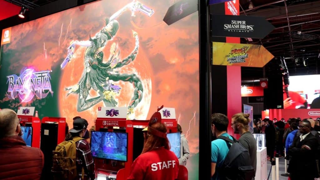 paris game week 2022 stand nintendo