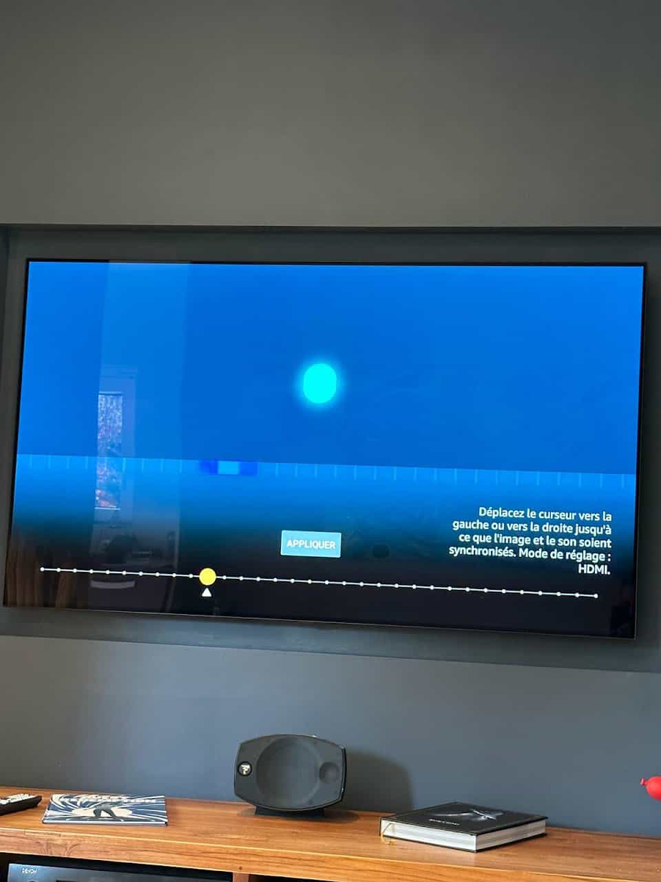 Amazon Fire TV 4K - l'interface de configuration de delais sur le son est vraiment bien imaginée